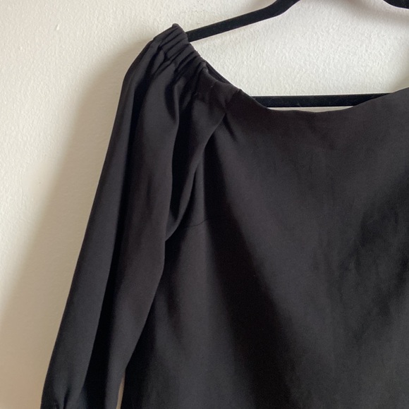 Aritzia Babaton Rodrigo black off the shoulder blouse - Picture 3 of 10